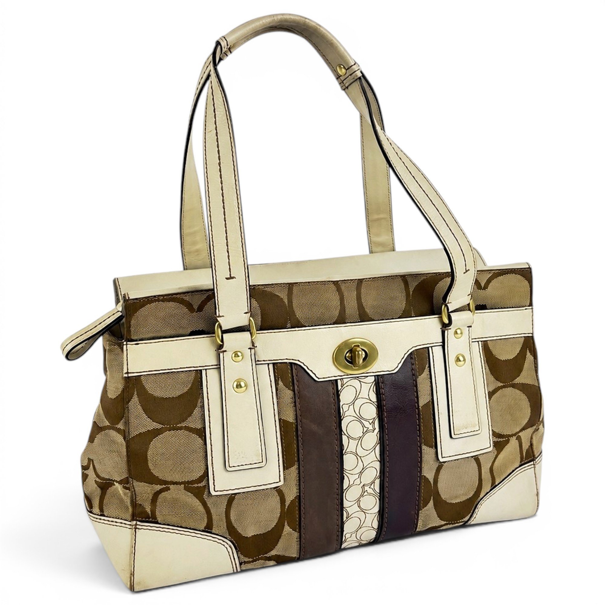 Signature Sufflette cloth handbag