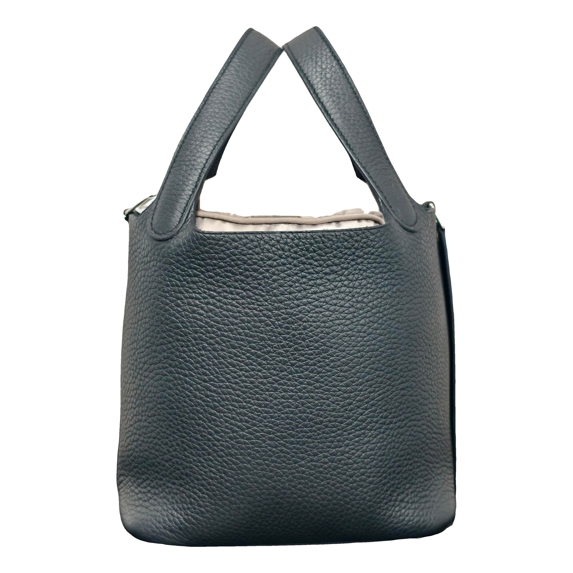 Picotin leather handbag