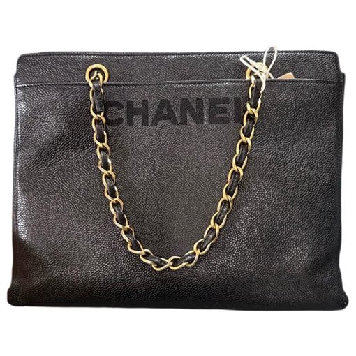 Deauville Chain leather tote