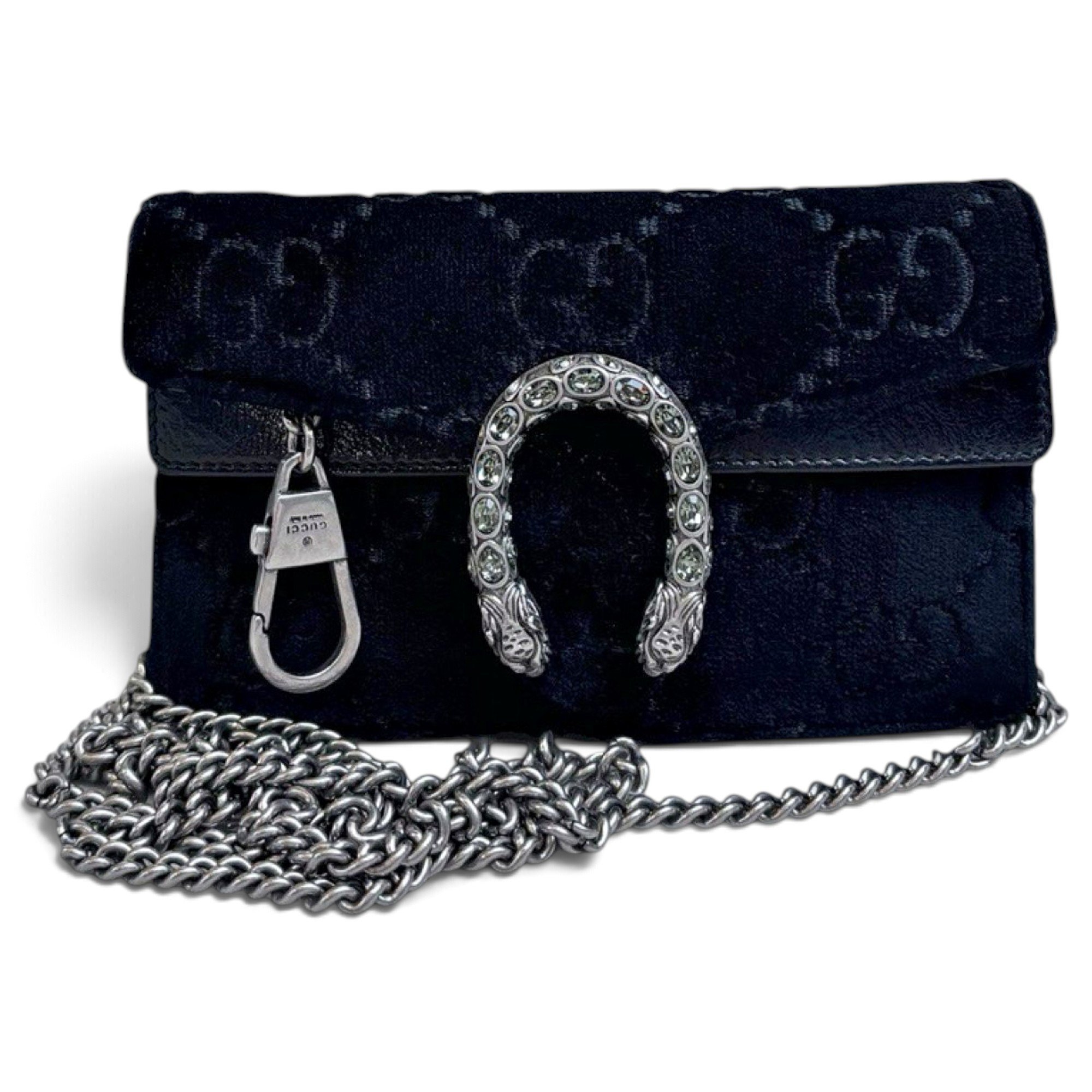 Dionysus Super Mini velvet crossbody bag