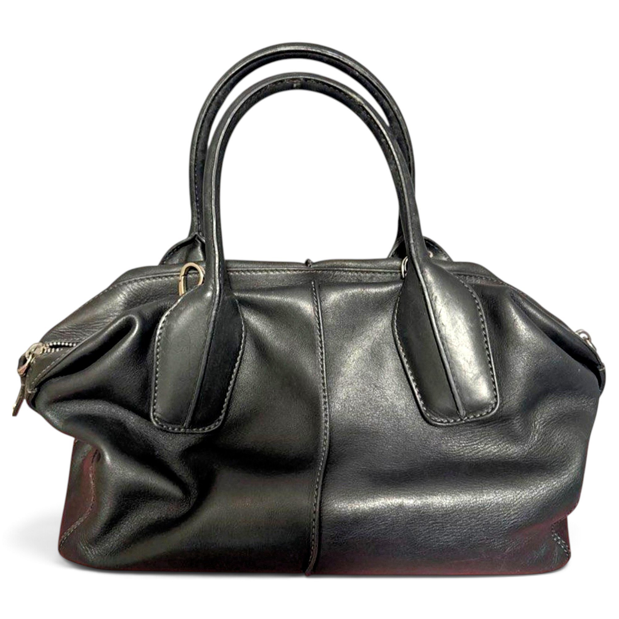 D Bag leather handbag
