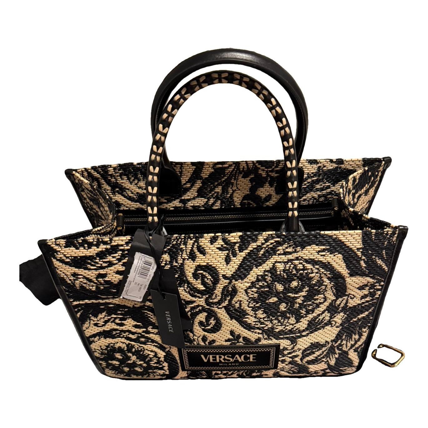 Leather tote
