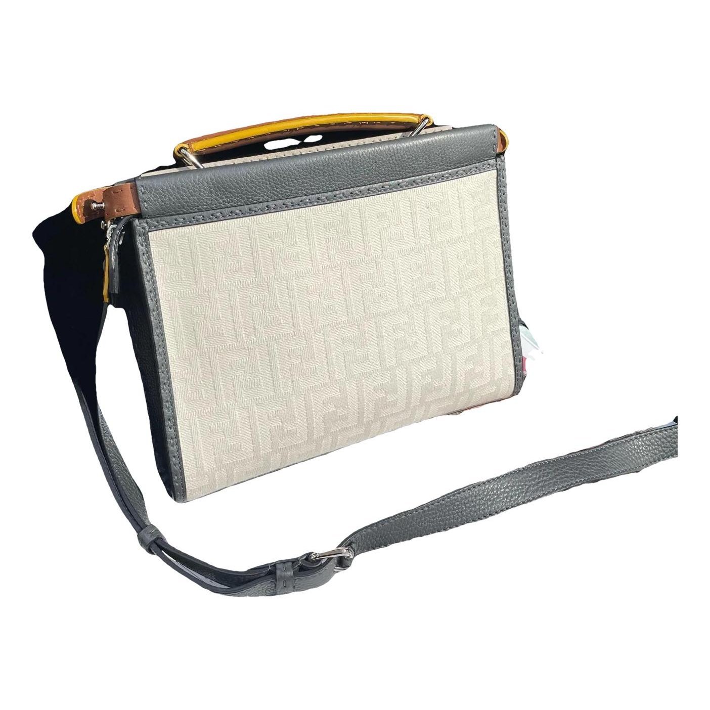 Peekaboo leather satchel