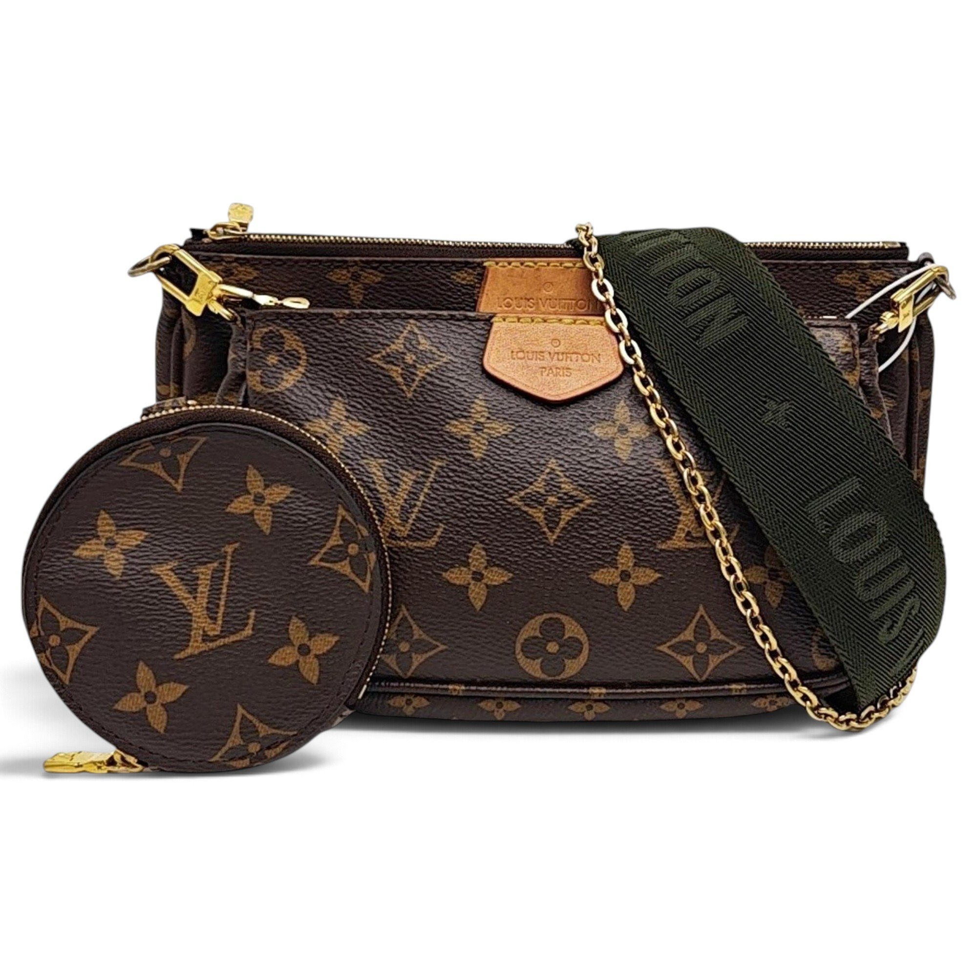 Maxi Multi Pochette Accessoires leather handbag