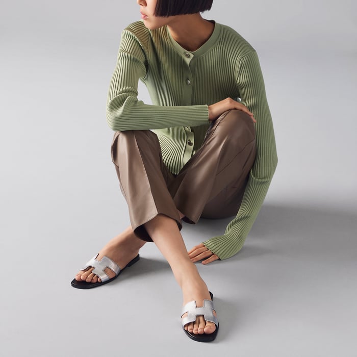 Gris Argenté Oran Sandal
