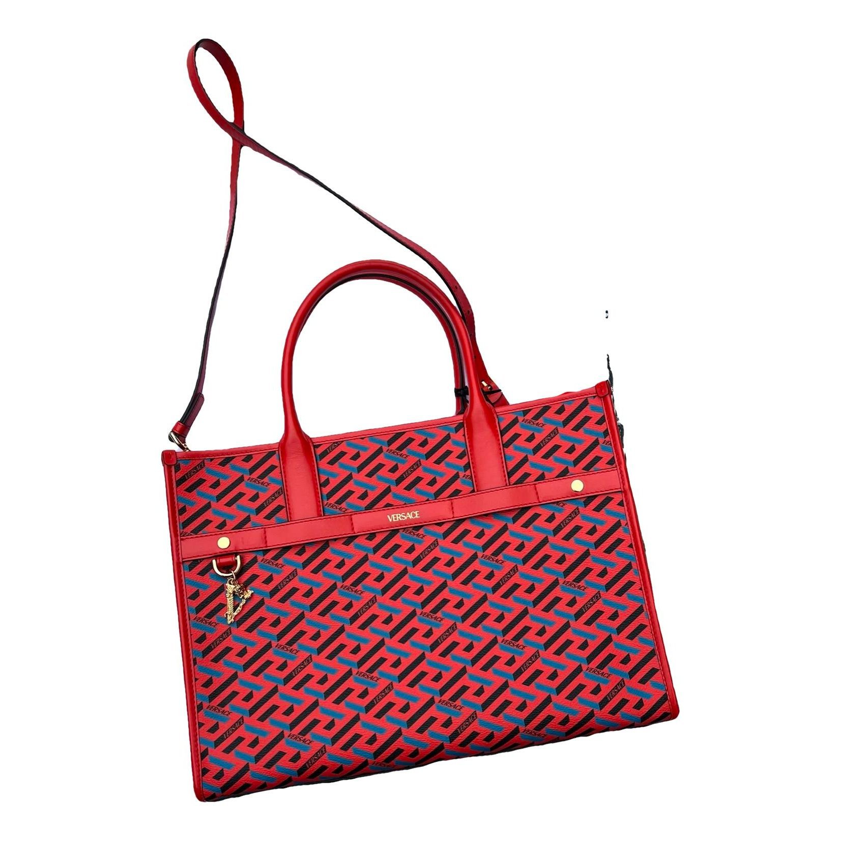 Leather tote