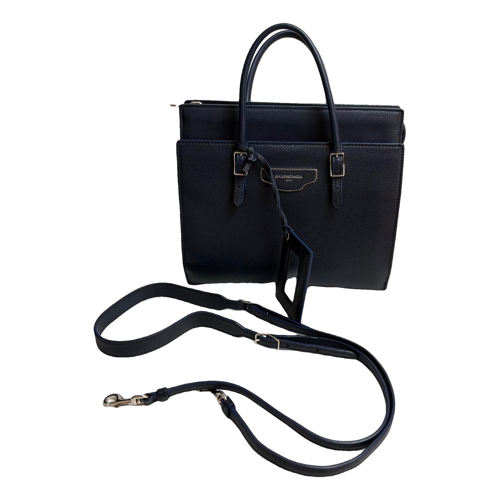 Classic Metalic leather handbag
