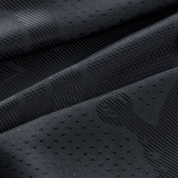 Bleu Noir Trompe l'Oeil Eperon d'Or Stole