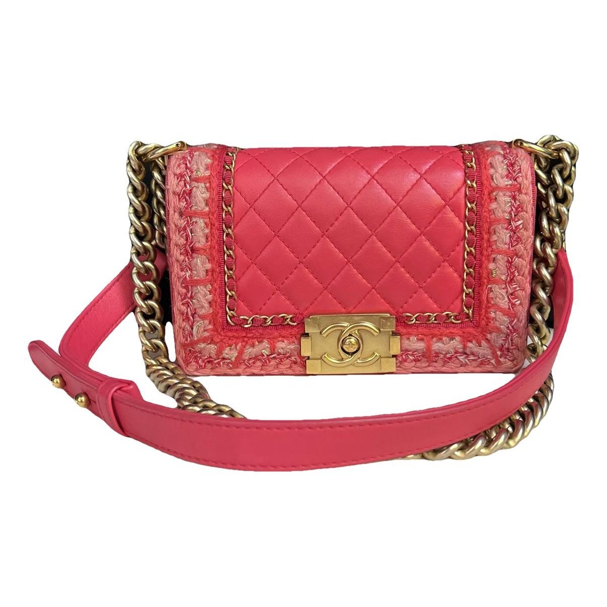 Boy leather crossbody bag