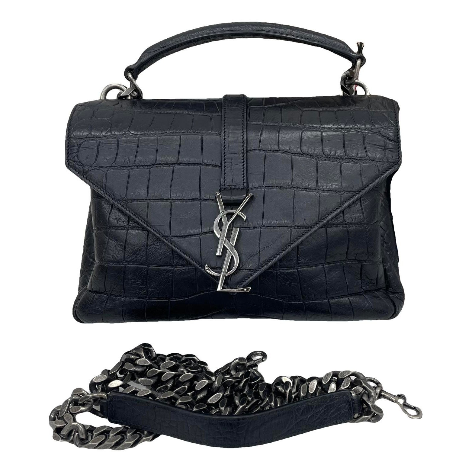 Collége monogramme leather handbag