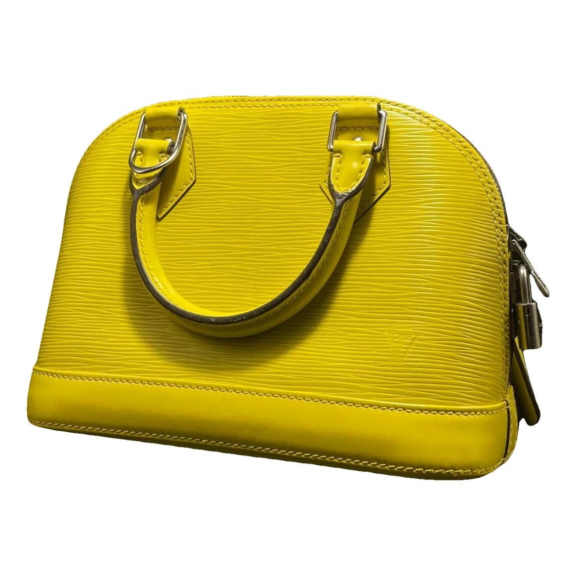 Louis Vuitton Alma BB leather handbag
