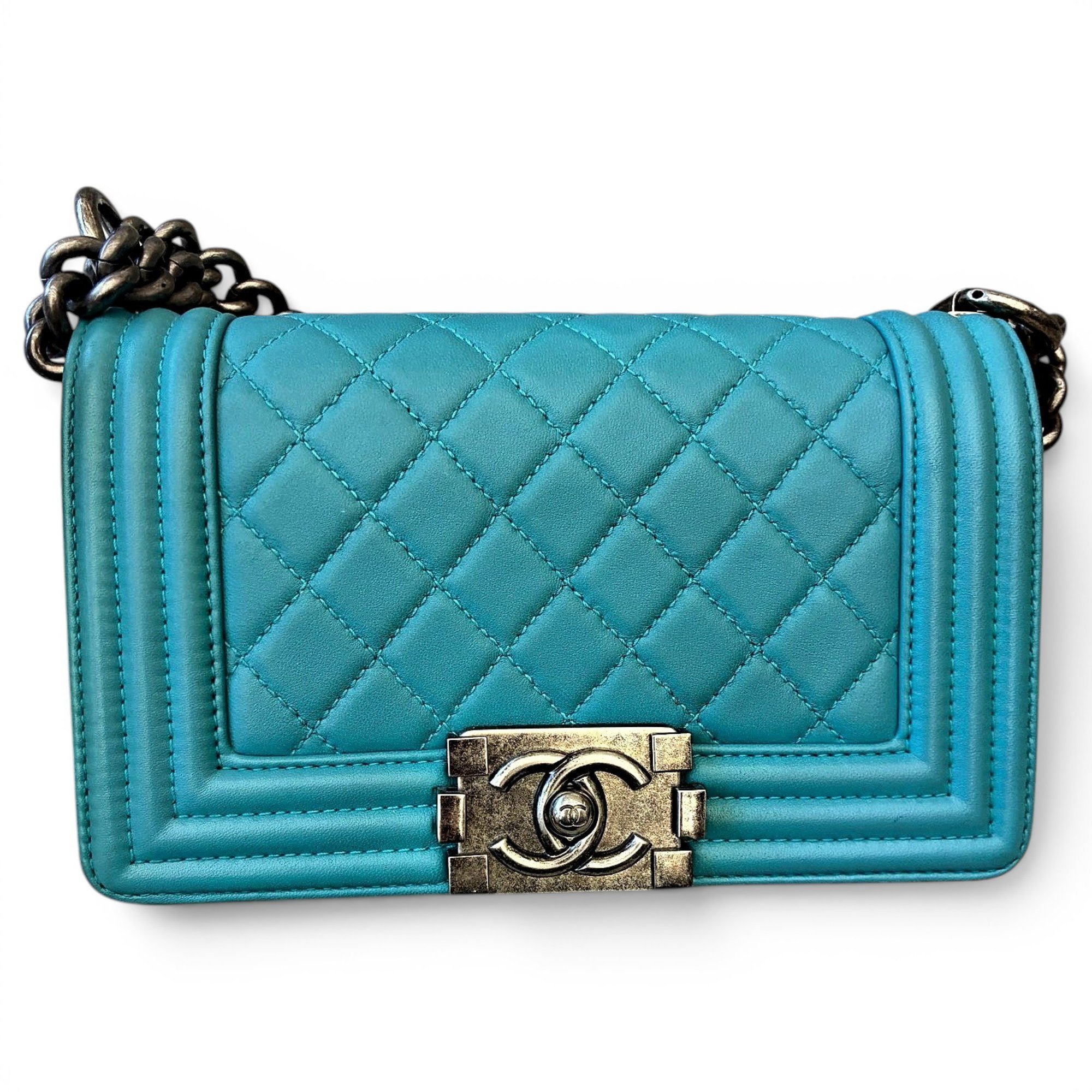 Boy leather crossbody bag