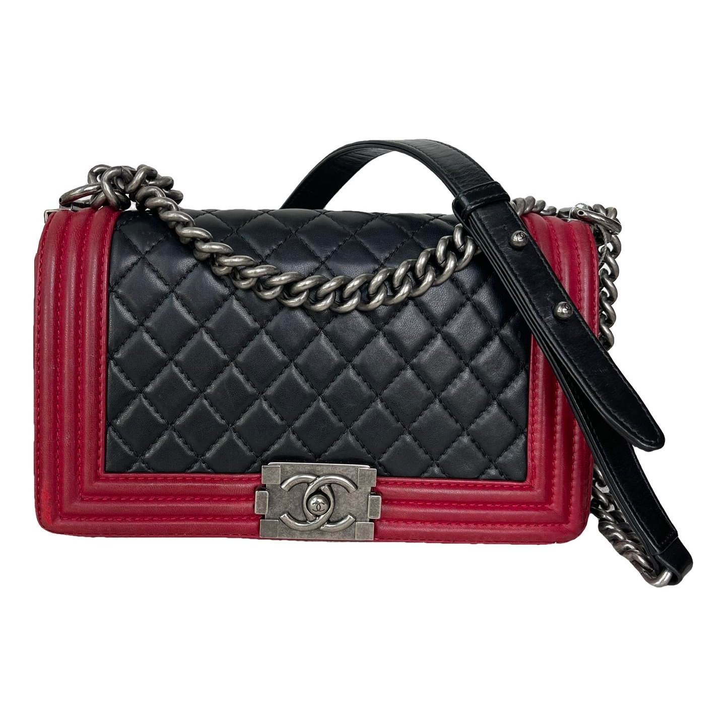 Boy leather crossbody bag