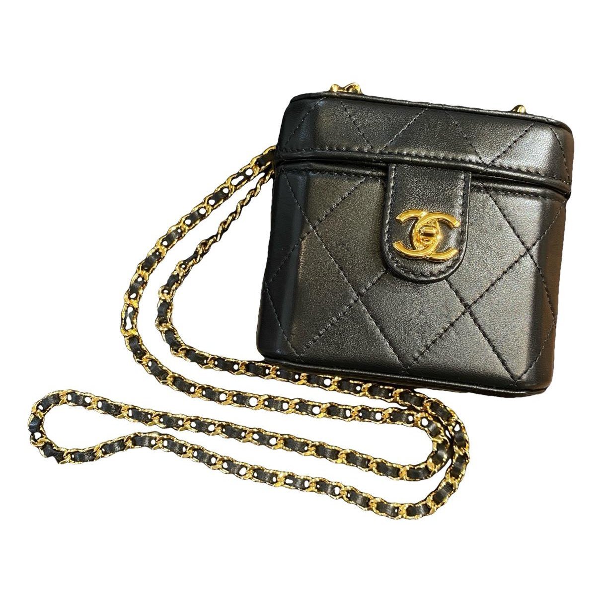 Trendy CC Vanity leather crossbody bag