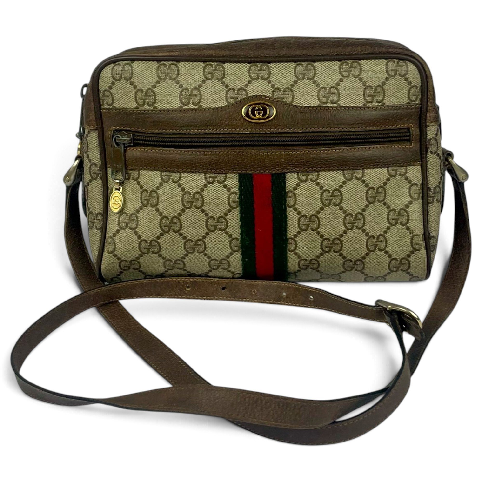 Leather crossbody bag