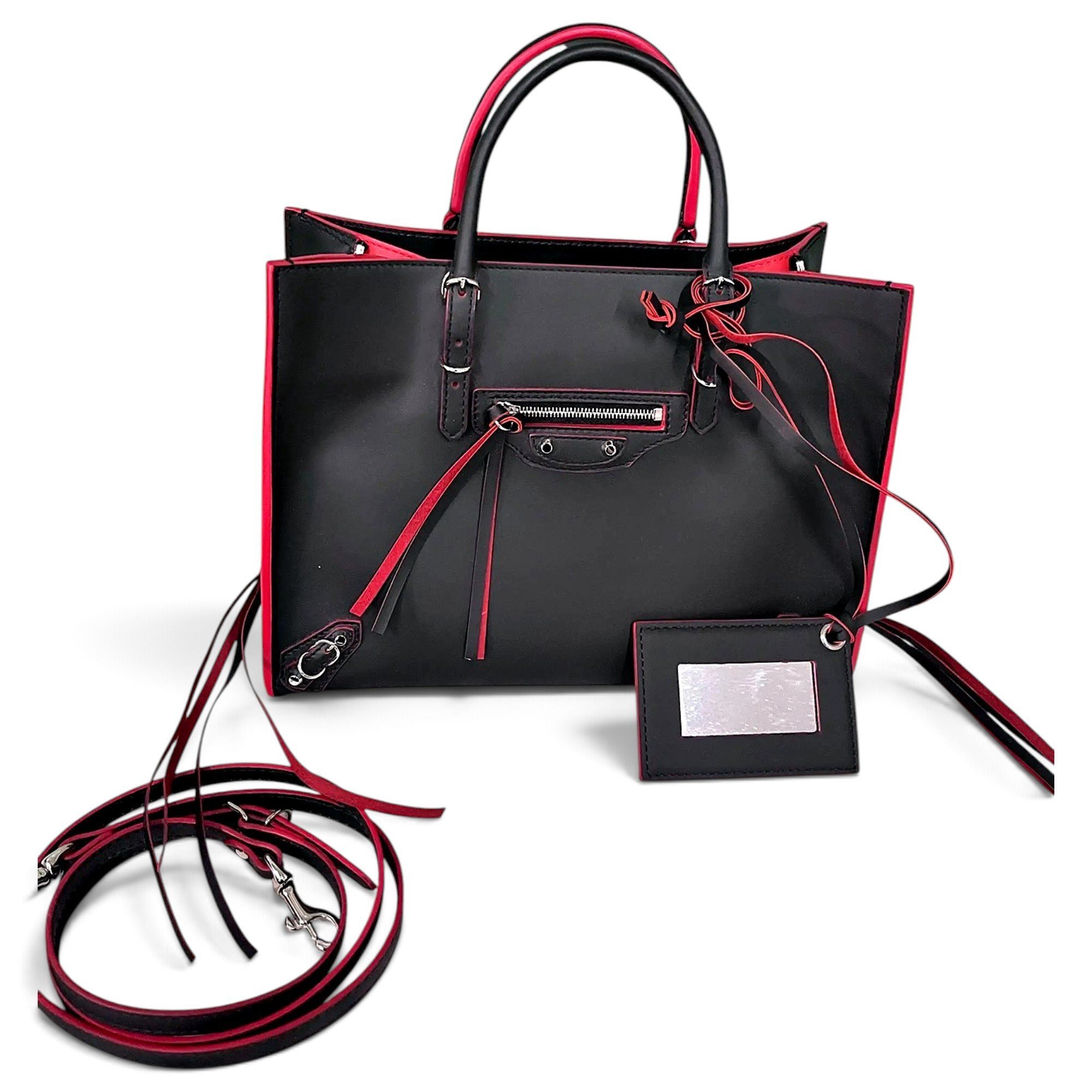 Balenciaga Papier leather crossbody bag
