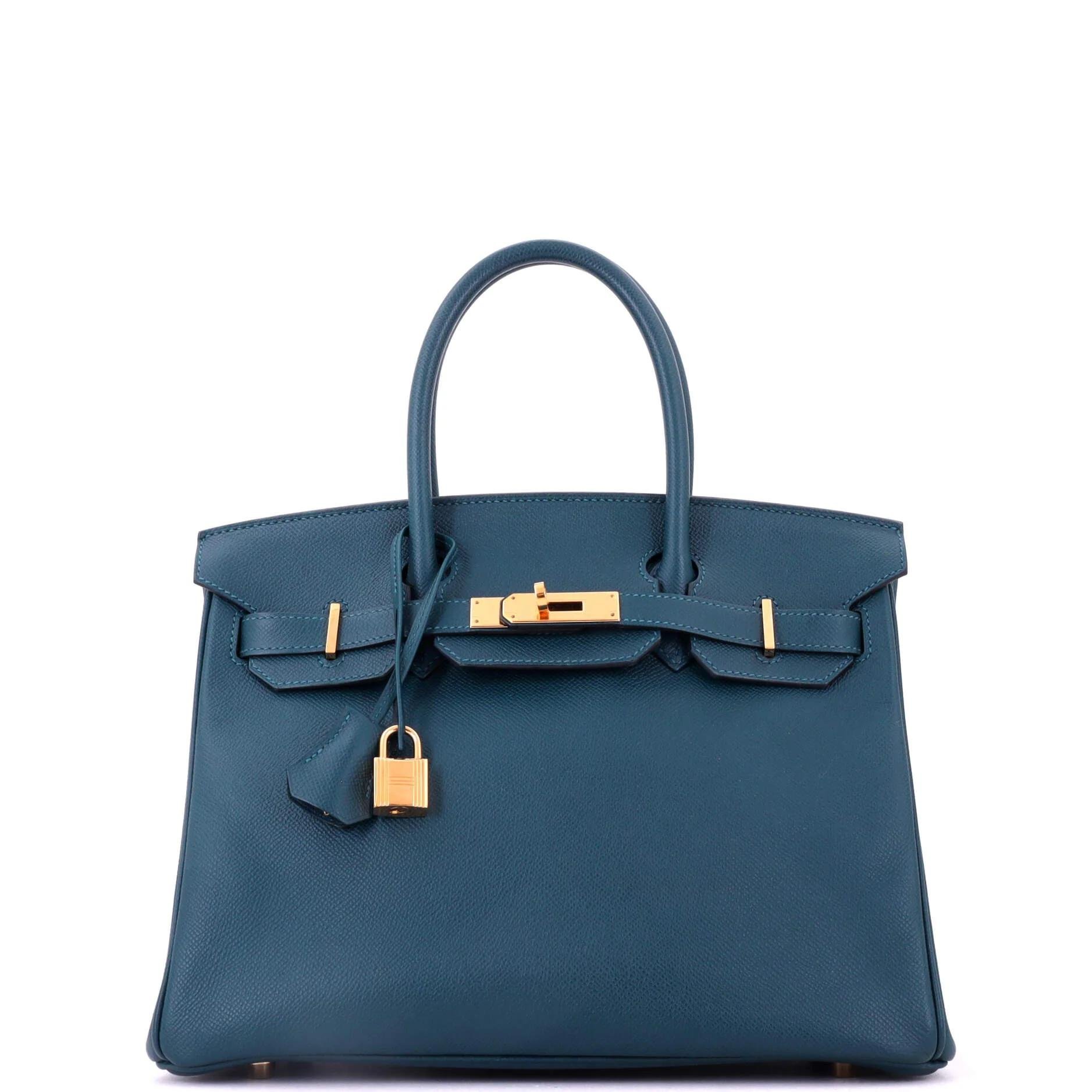 Birkin 30 leather handbag