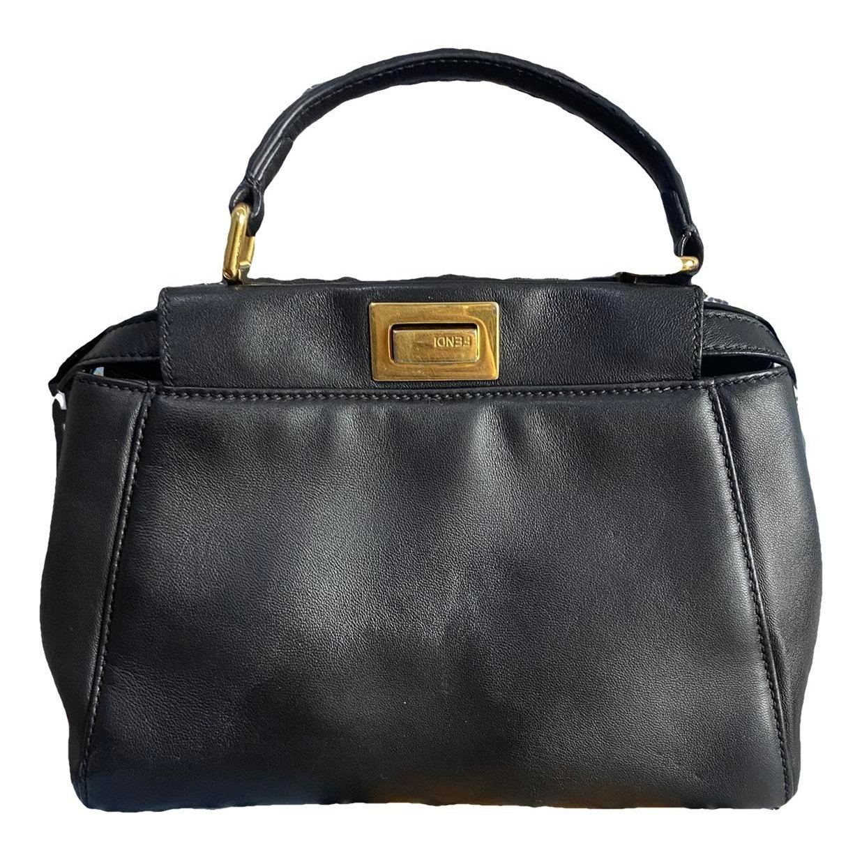 Peekaboo leather handbag