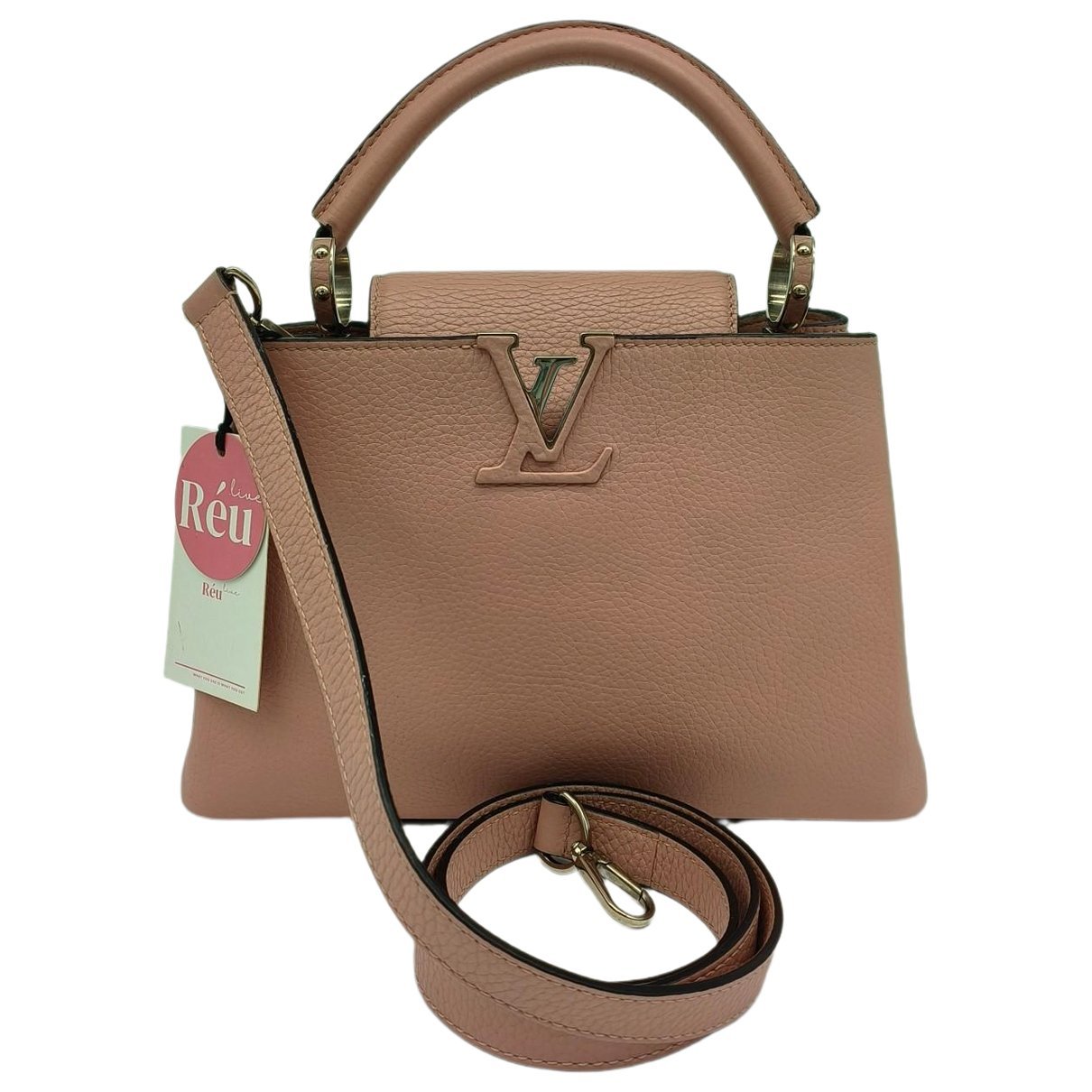 Capucines leather handbag