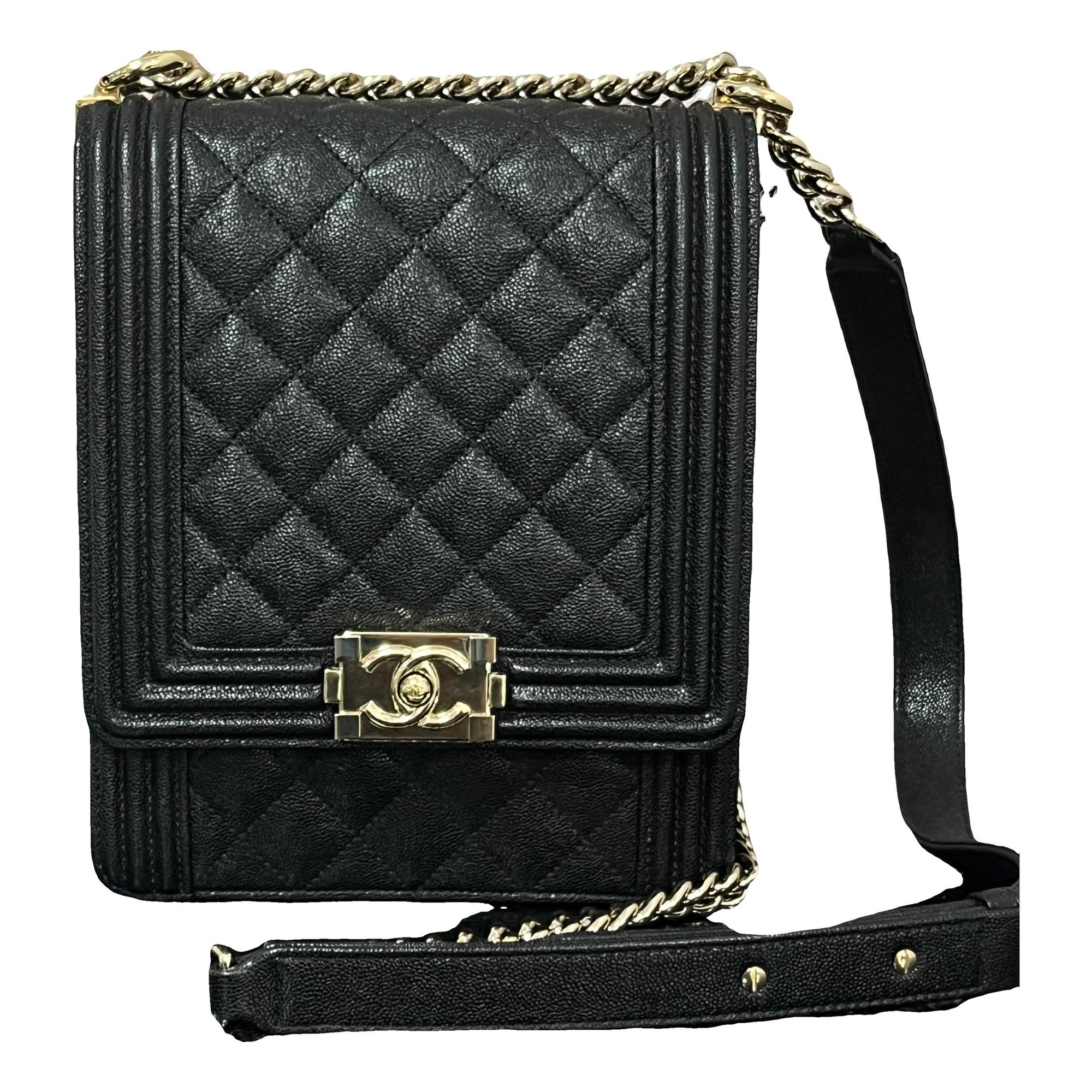 North South Boy leather handbag