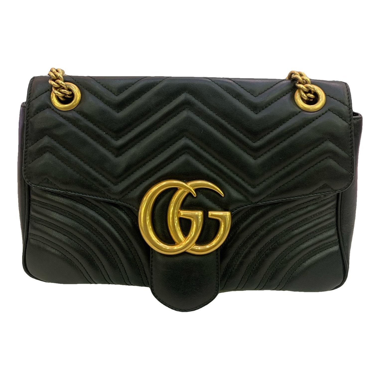 GG Marmont Flap leather crossbody bag