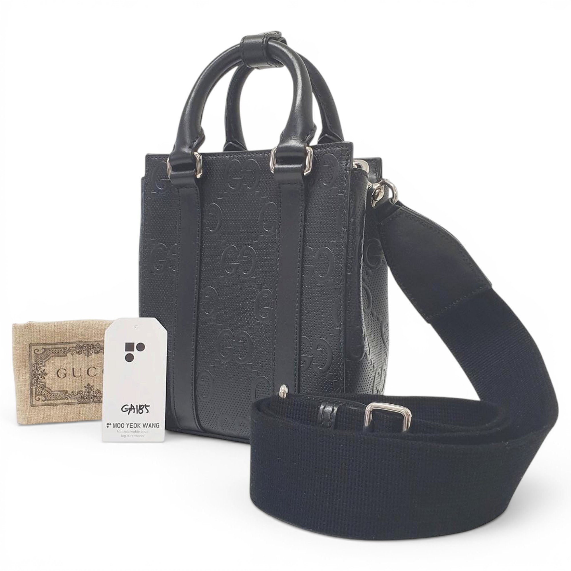 Leather handbag