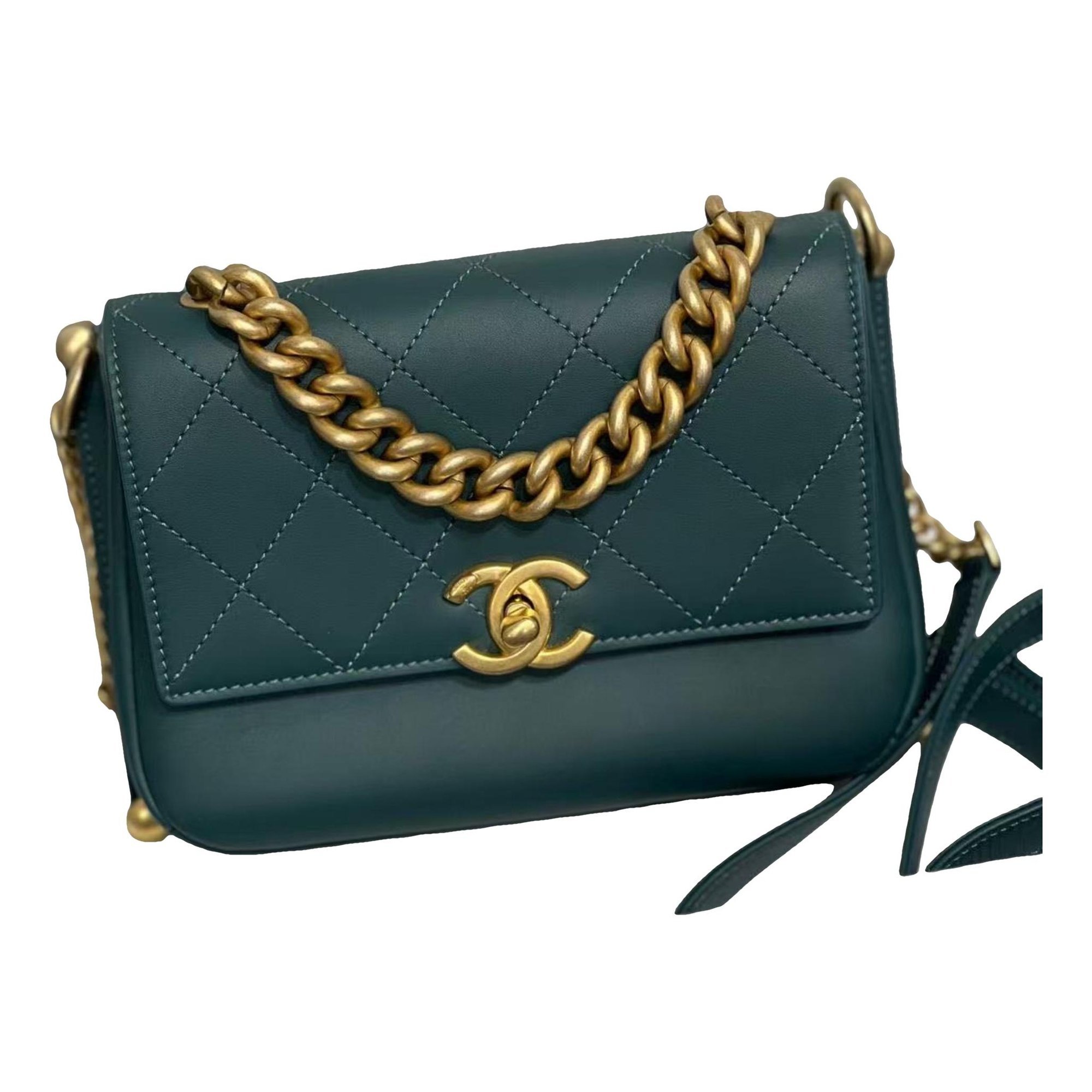 2.55 Long leather crossbody bag