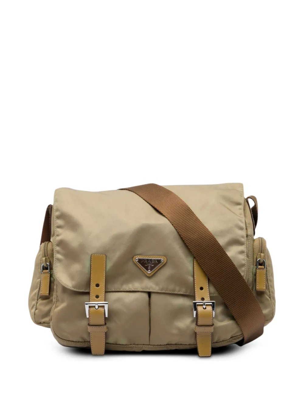 2013-2026 Tessuto Double Buckle Messenger Bag crossbody bag