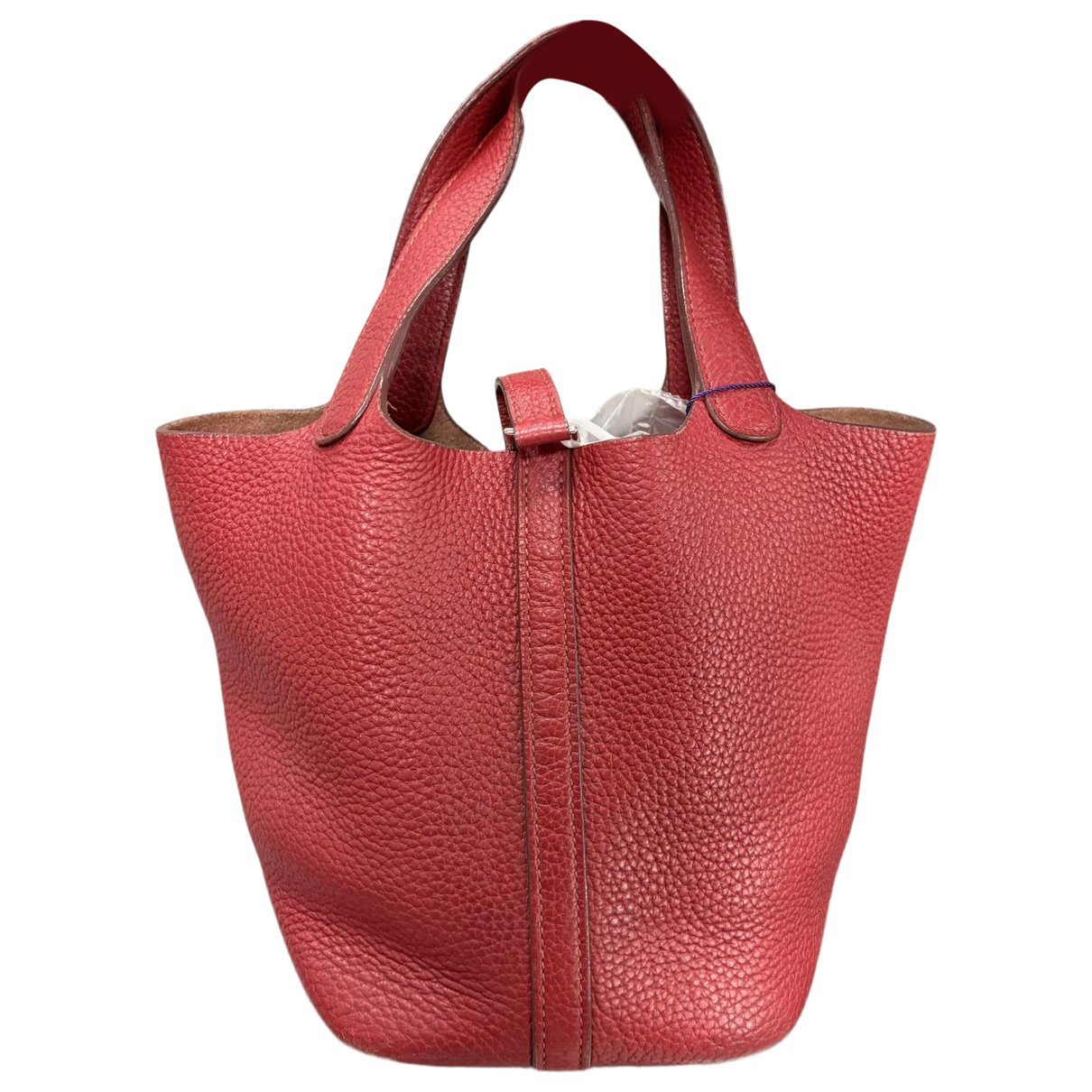 Picotin leather tote