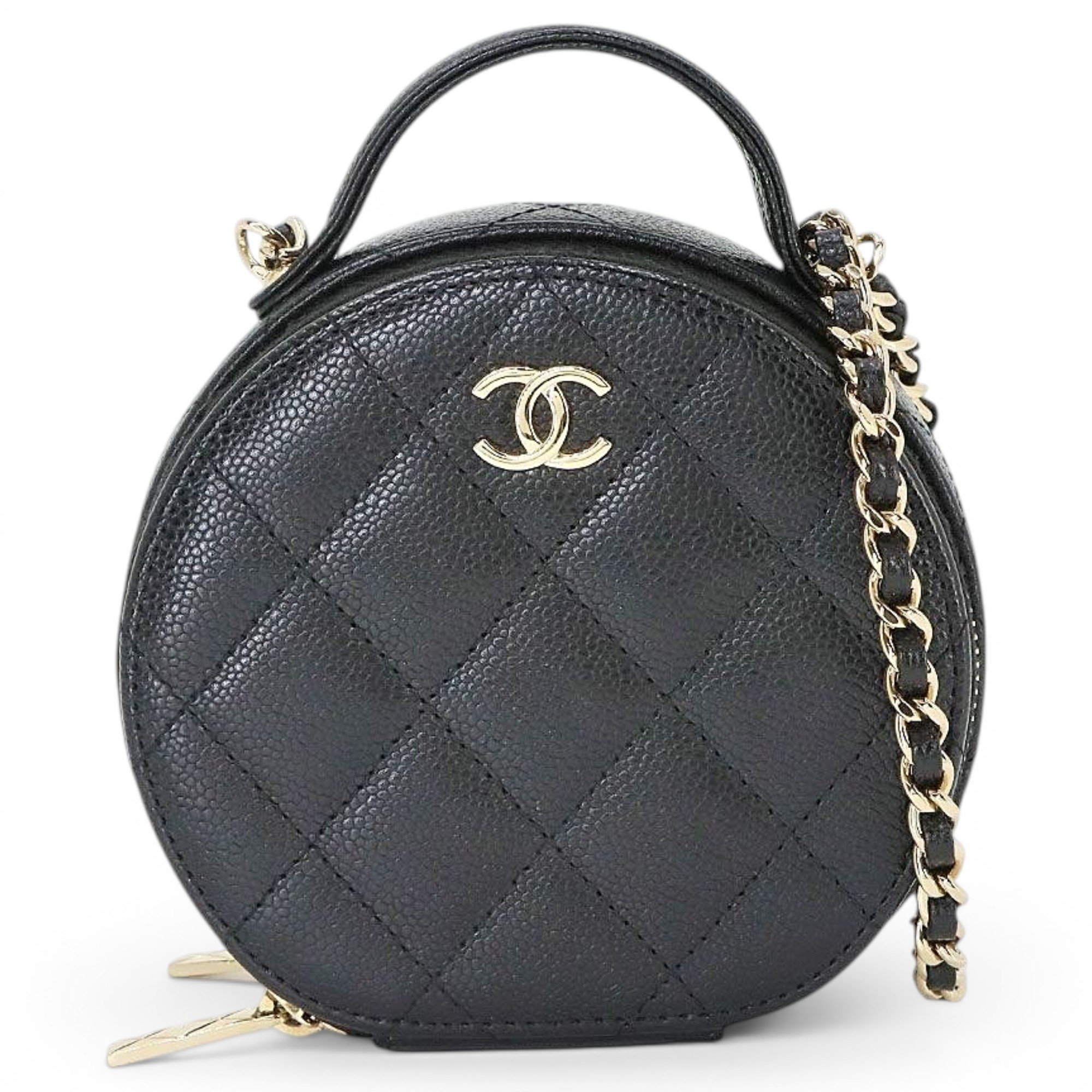 Chanel Vanity leather handbag
