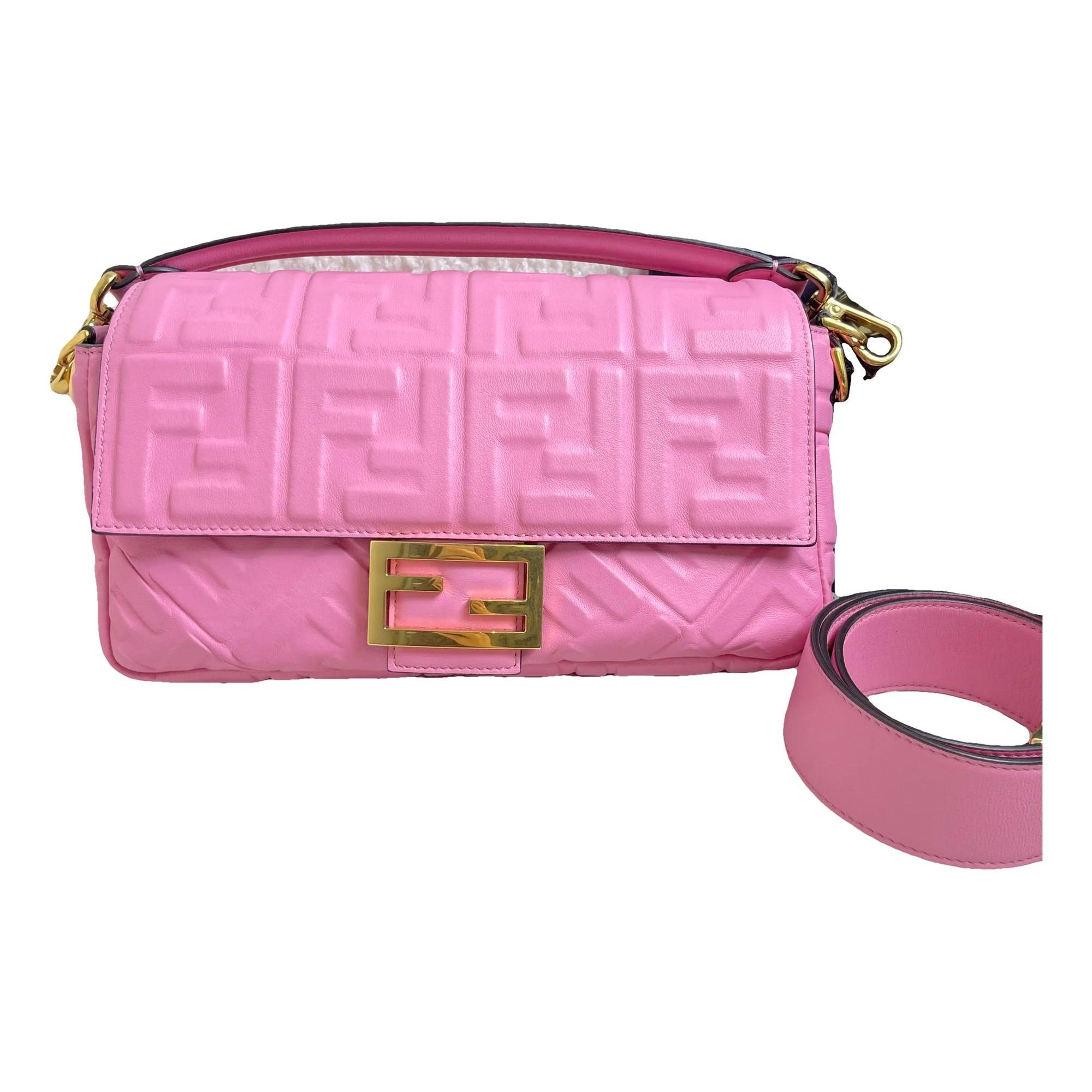 Baguette leather handbag