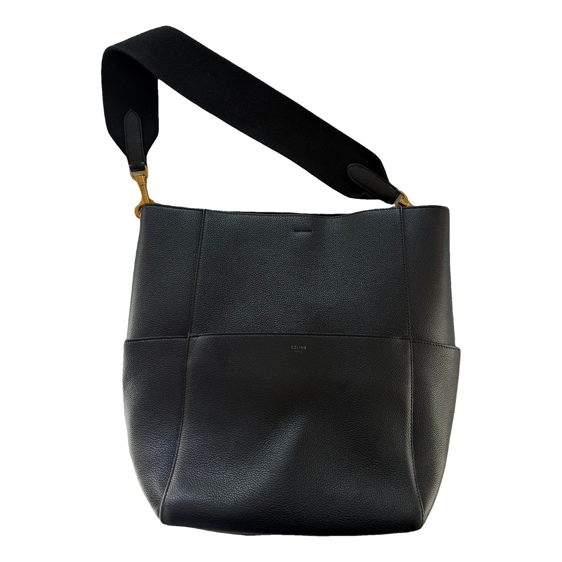 Seau Sangle leather tote
