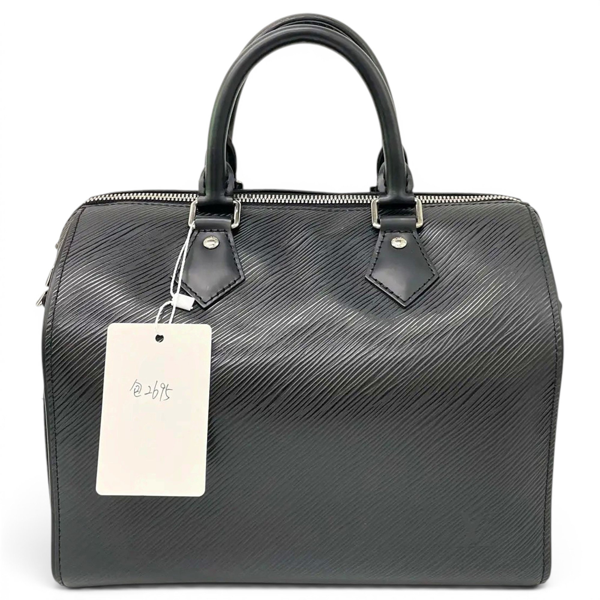 Speedy leather handbag