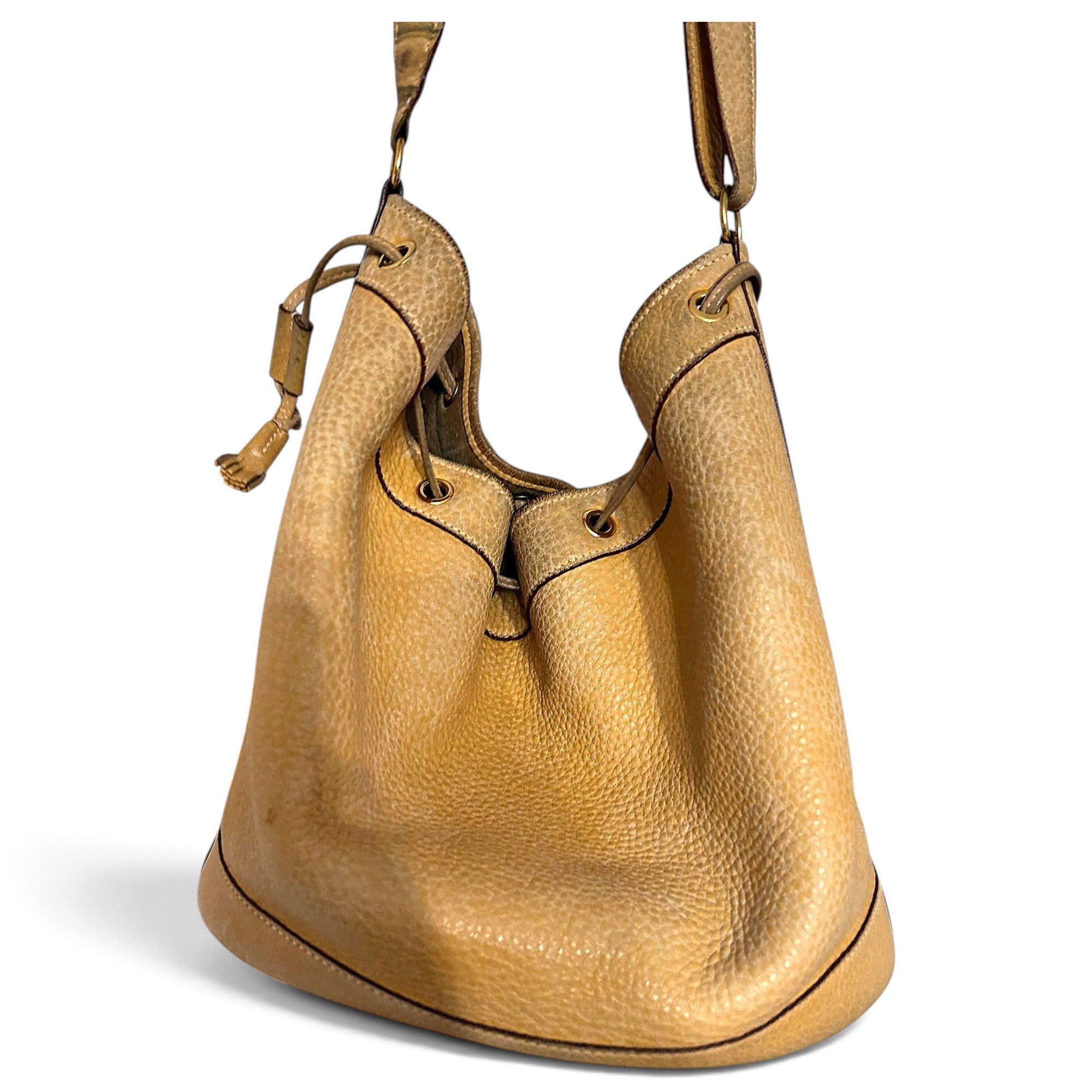 Market pony-style calfskin handbag