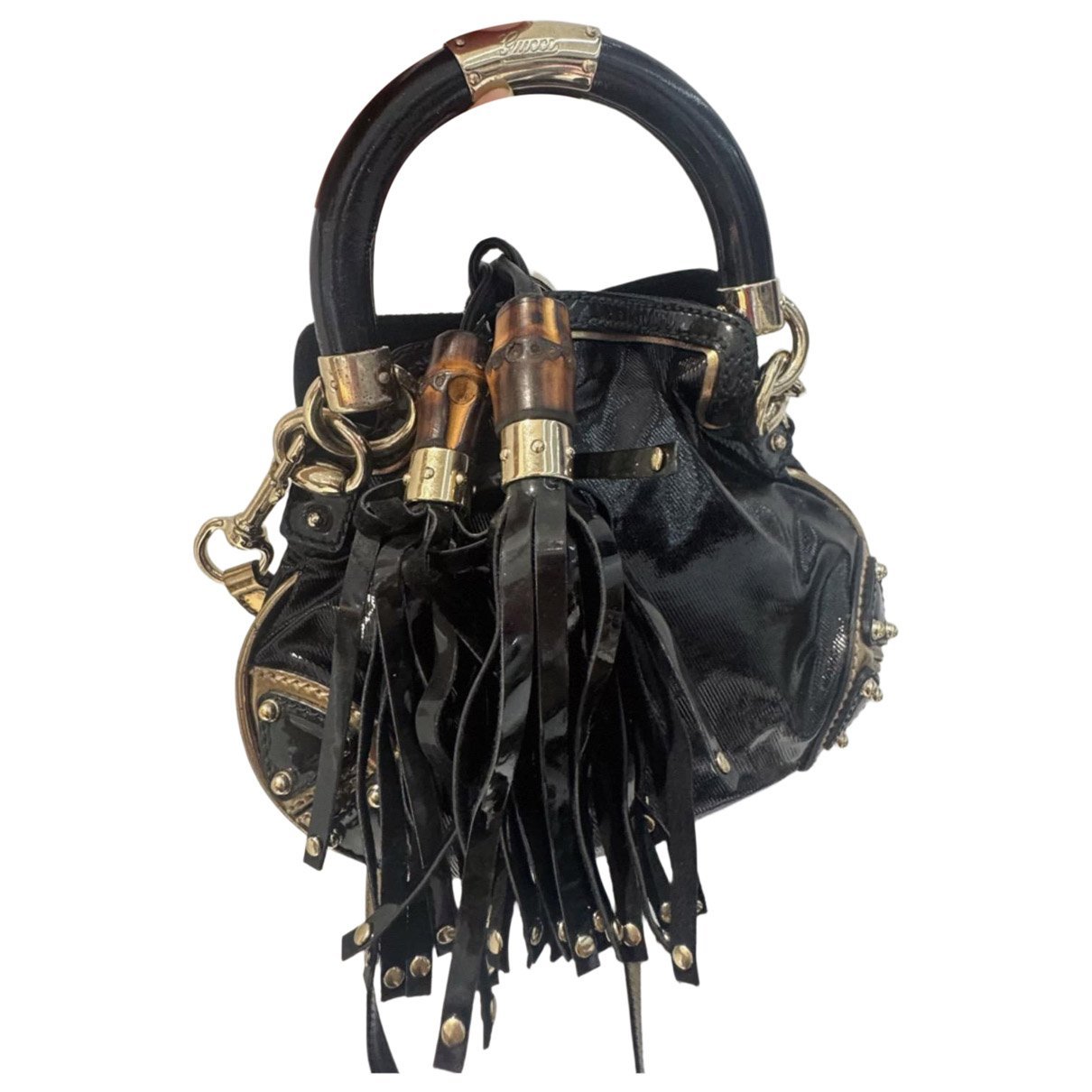 Indy patent leather handbag