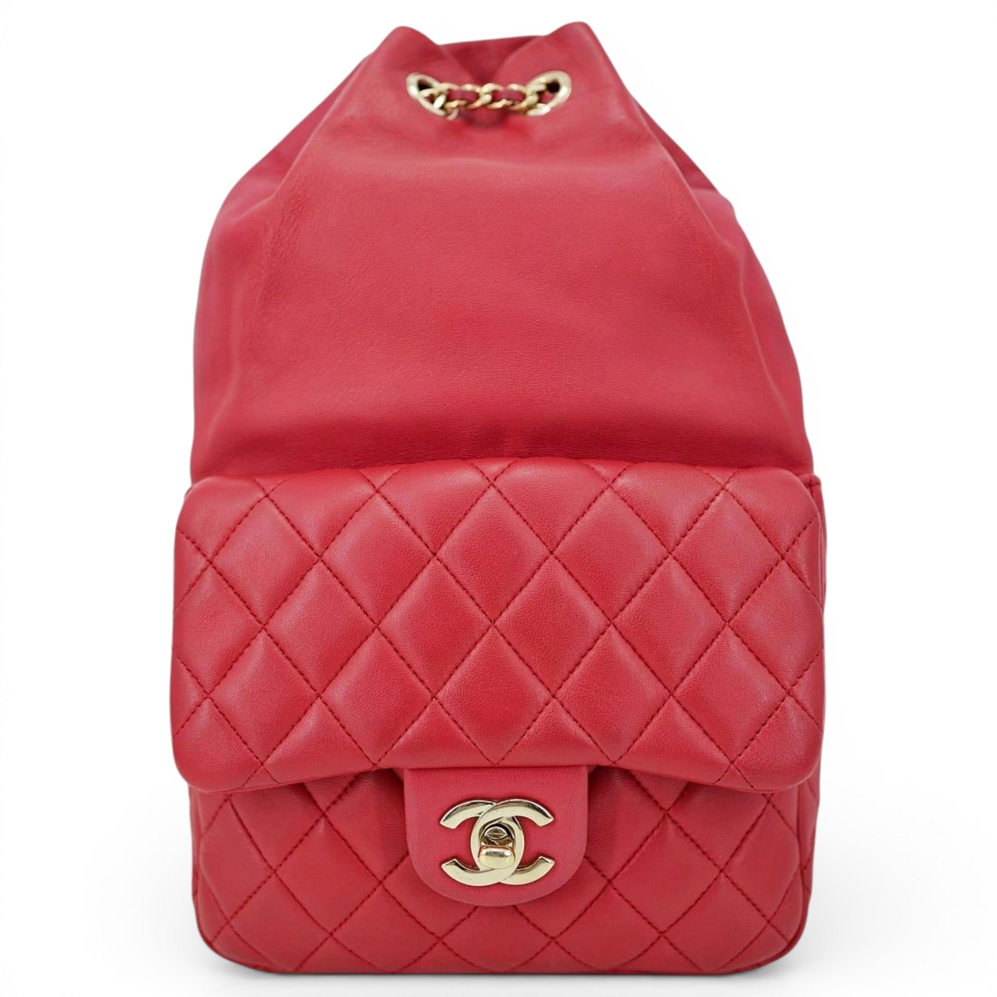 Leather backpack