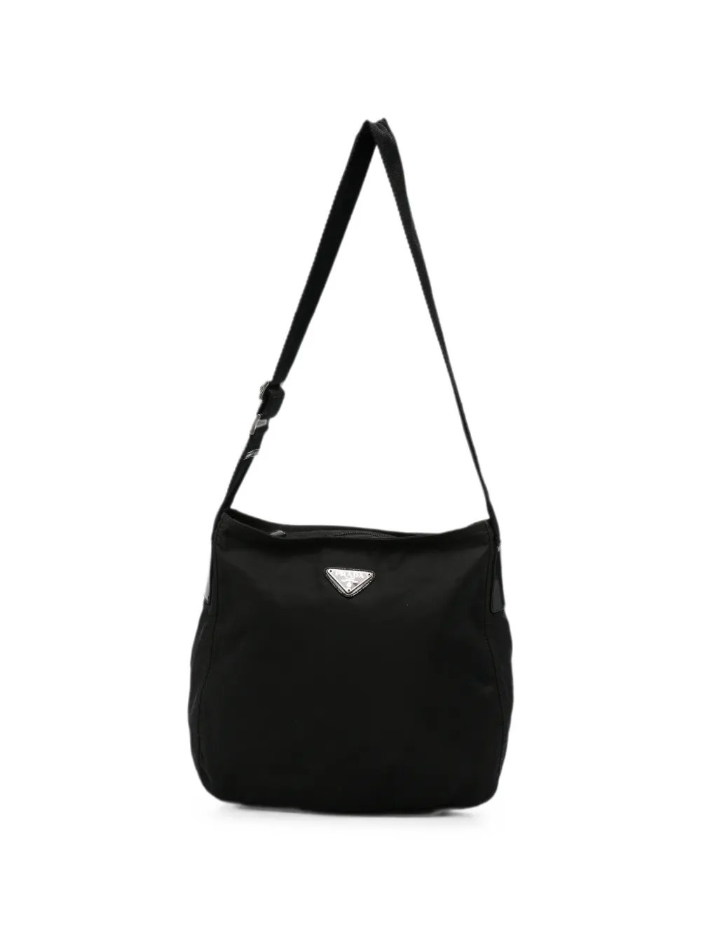 1990s Enamel-Triangle crossbody bag