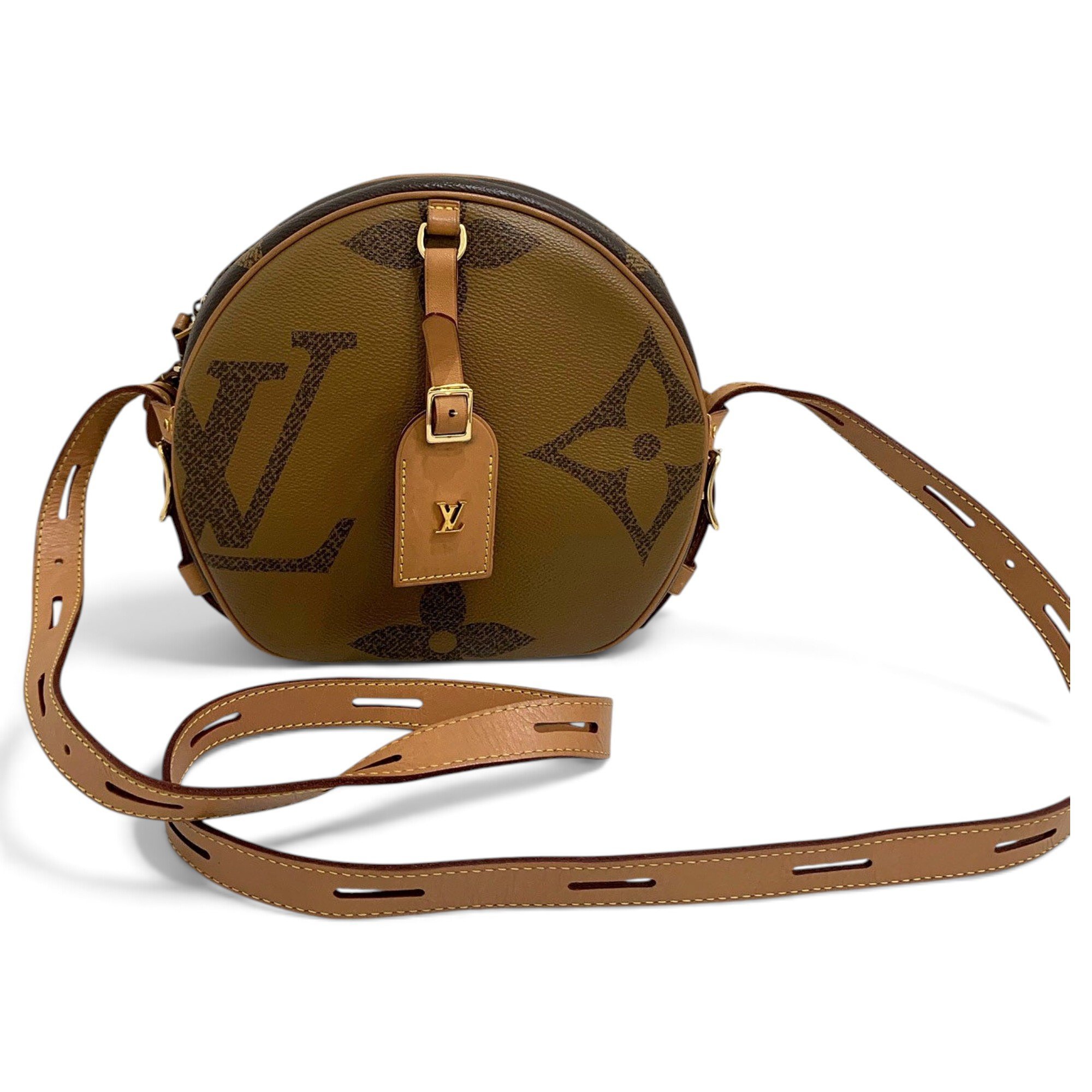 Boîte chapeau souple leather crossbody bag
