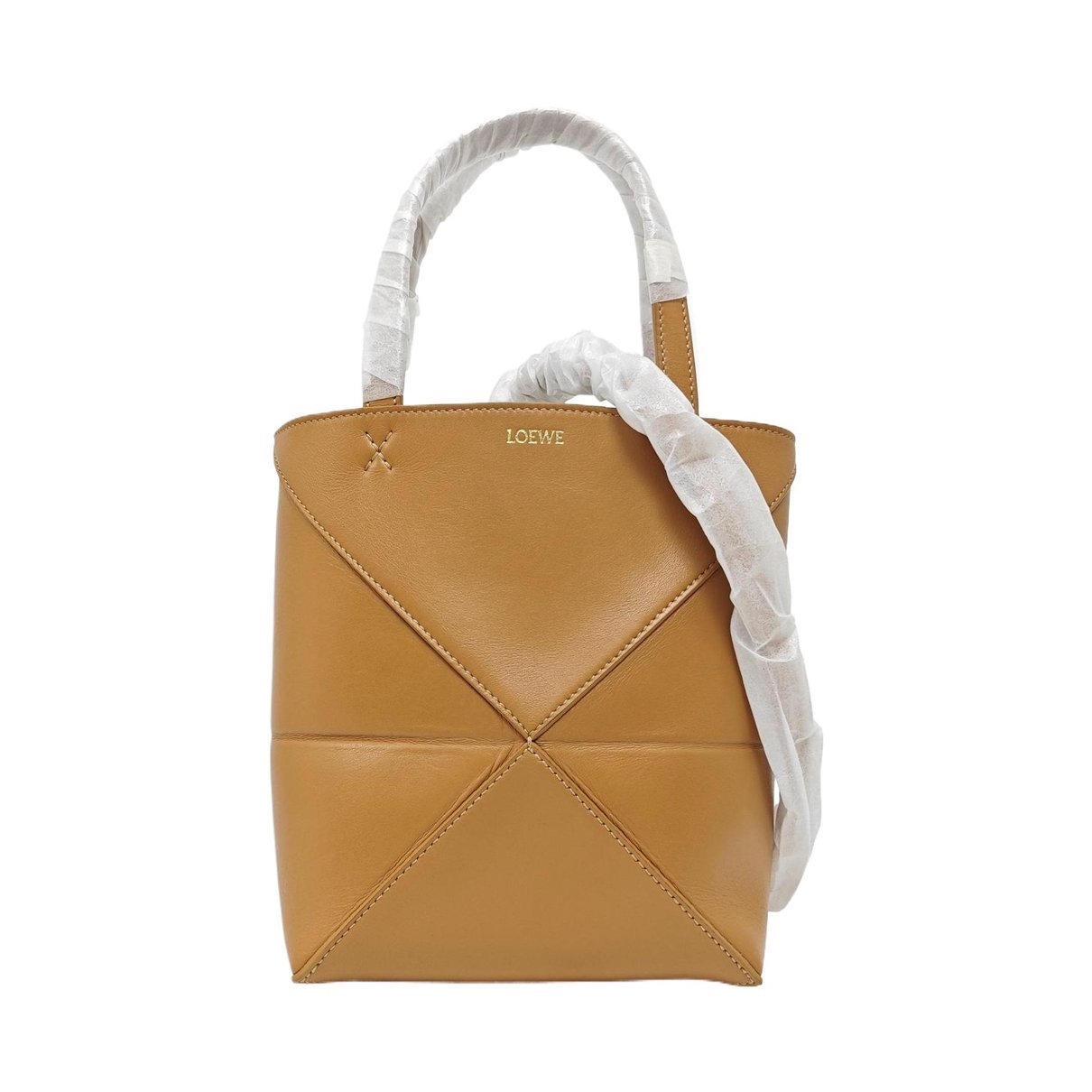 Puzzle Fold leather handbag