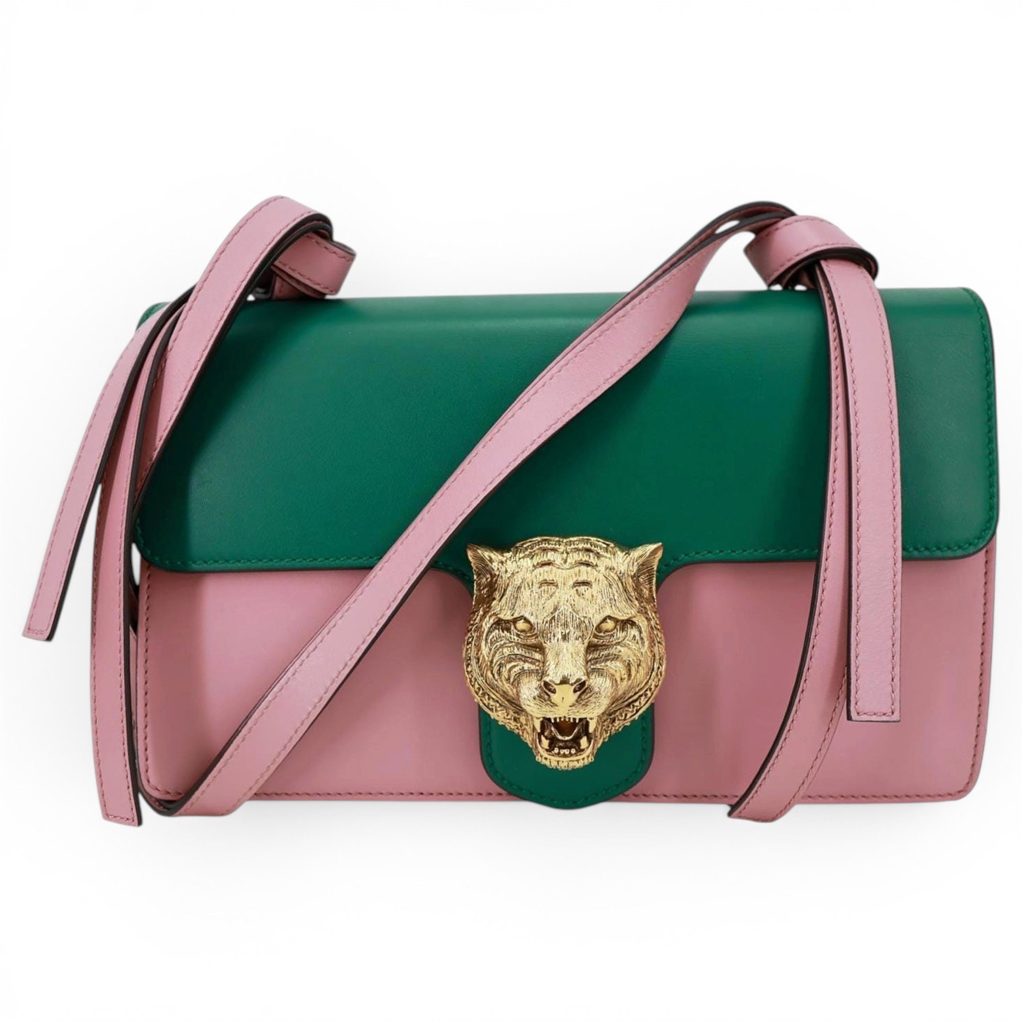 Animalier leather handbag