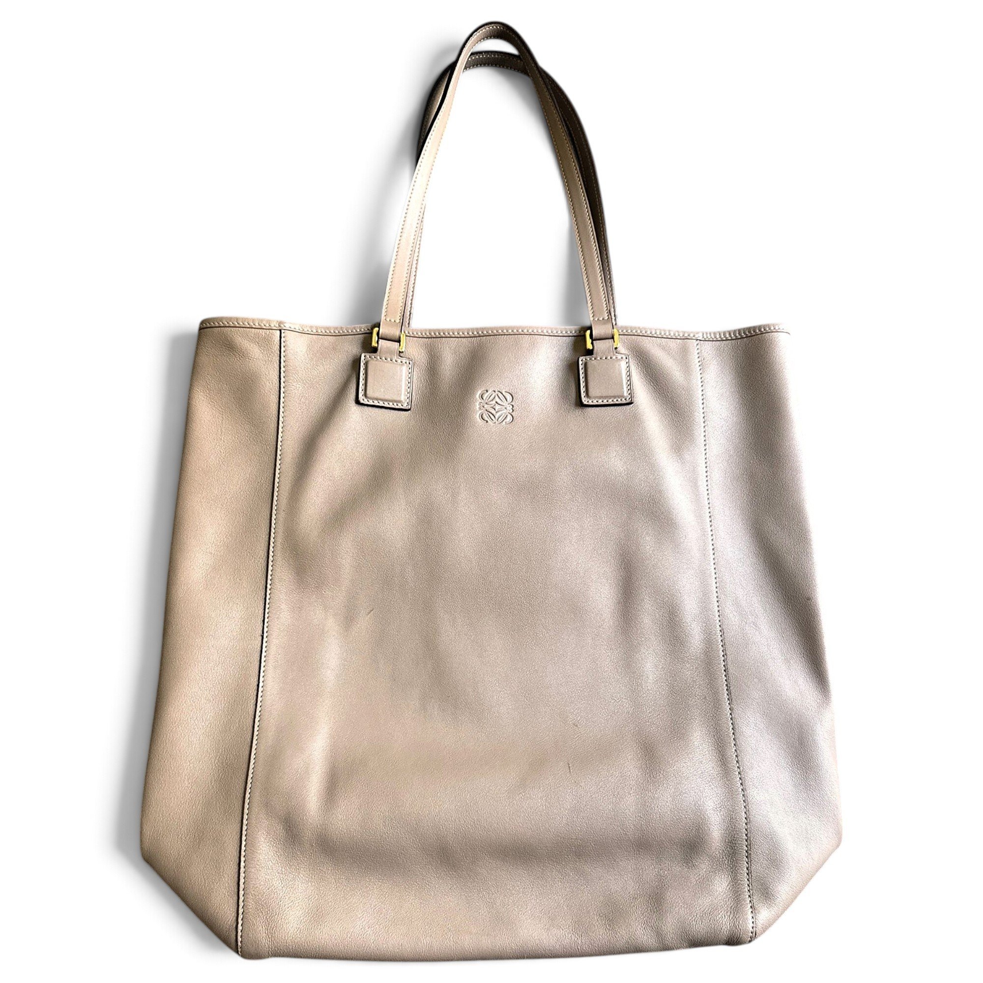 Fold Shopper leather tote