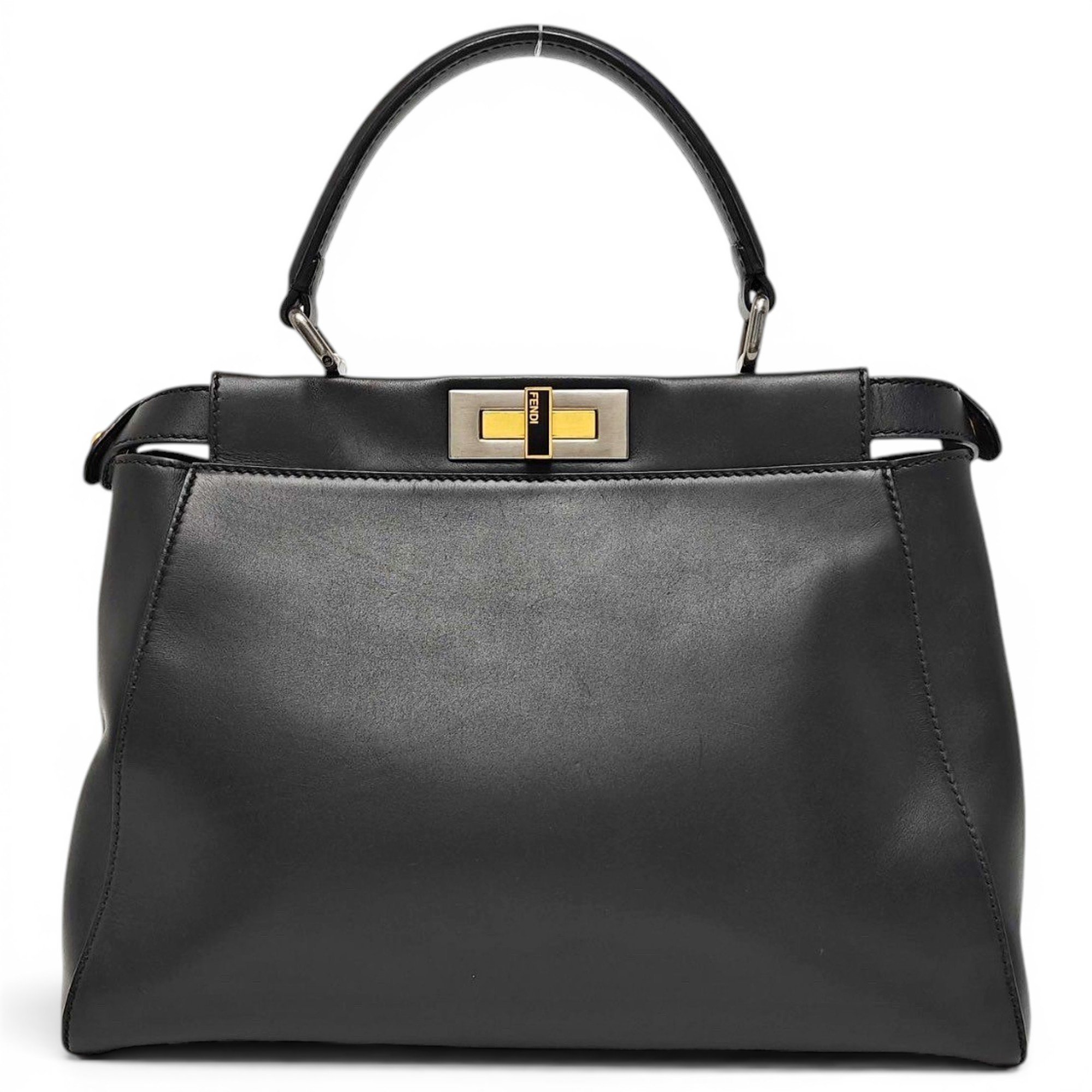 Peekaboo leather handbag