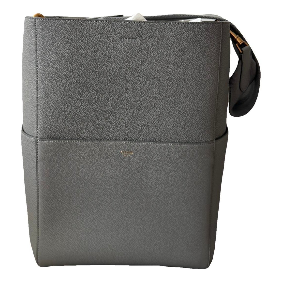 Seau Sangle leather tote