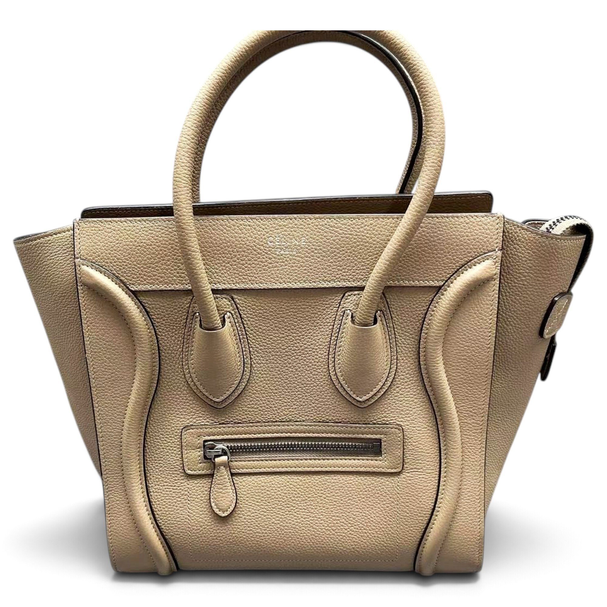 Luggage leather handbag