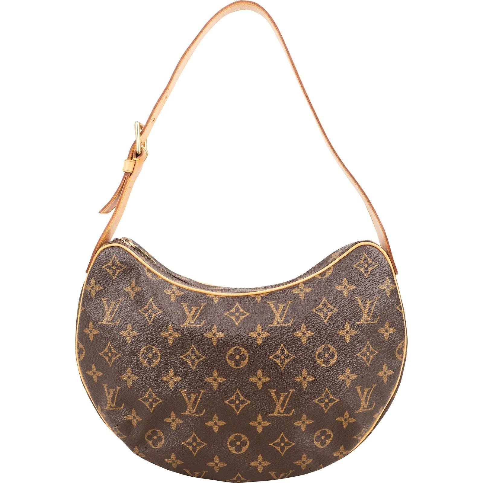 Croissant leather handbag