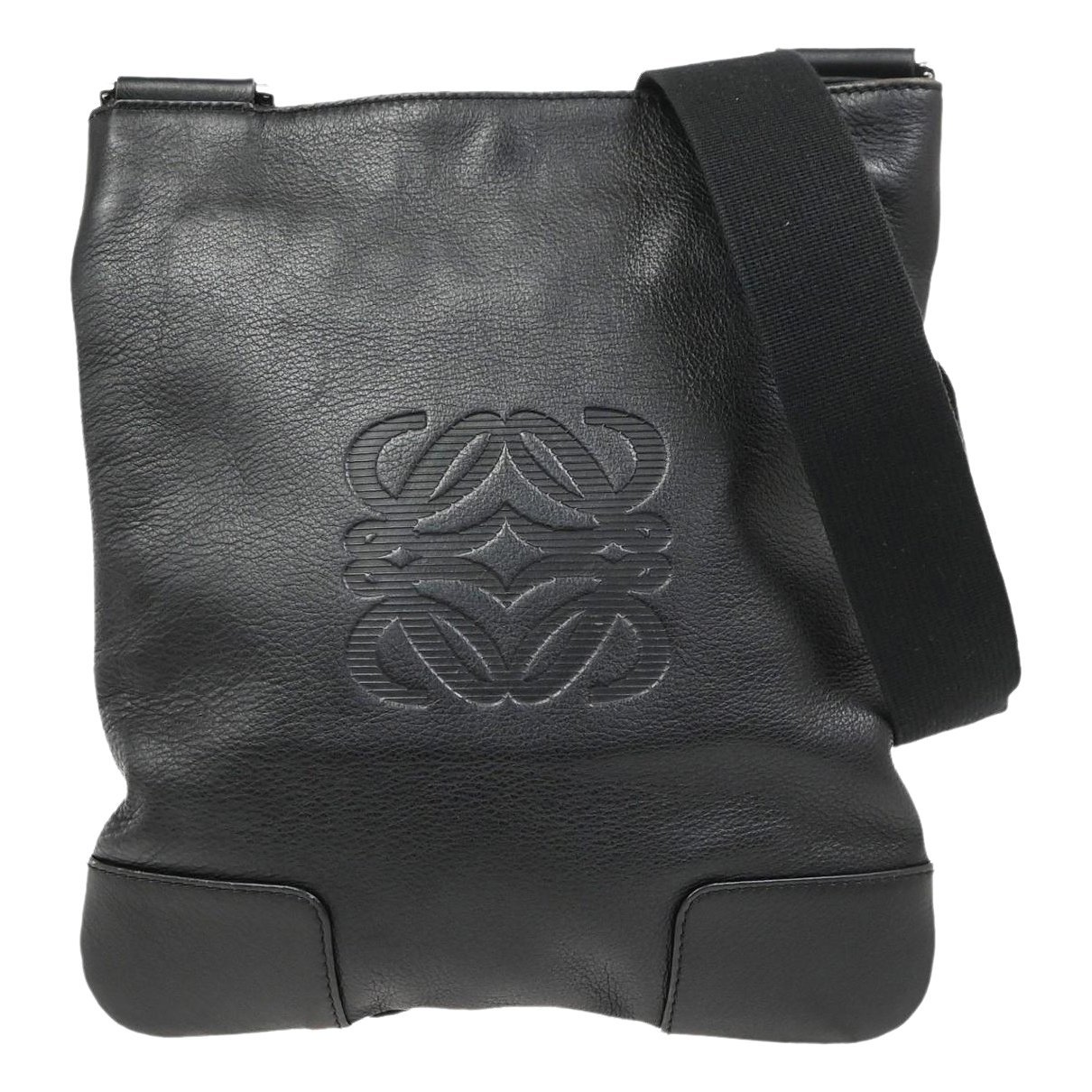 Anagram leather handbag