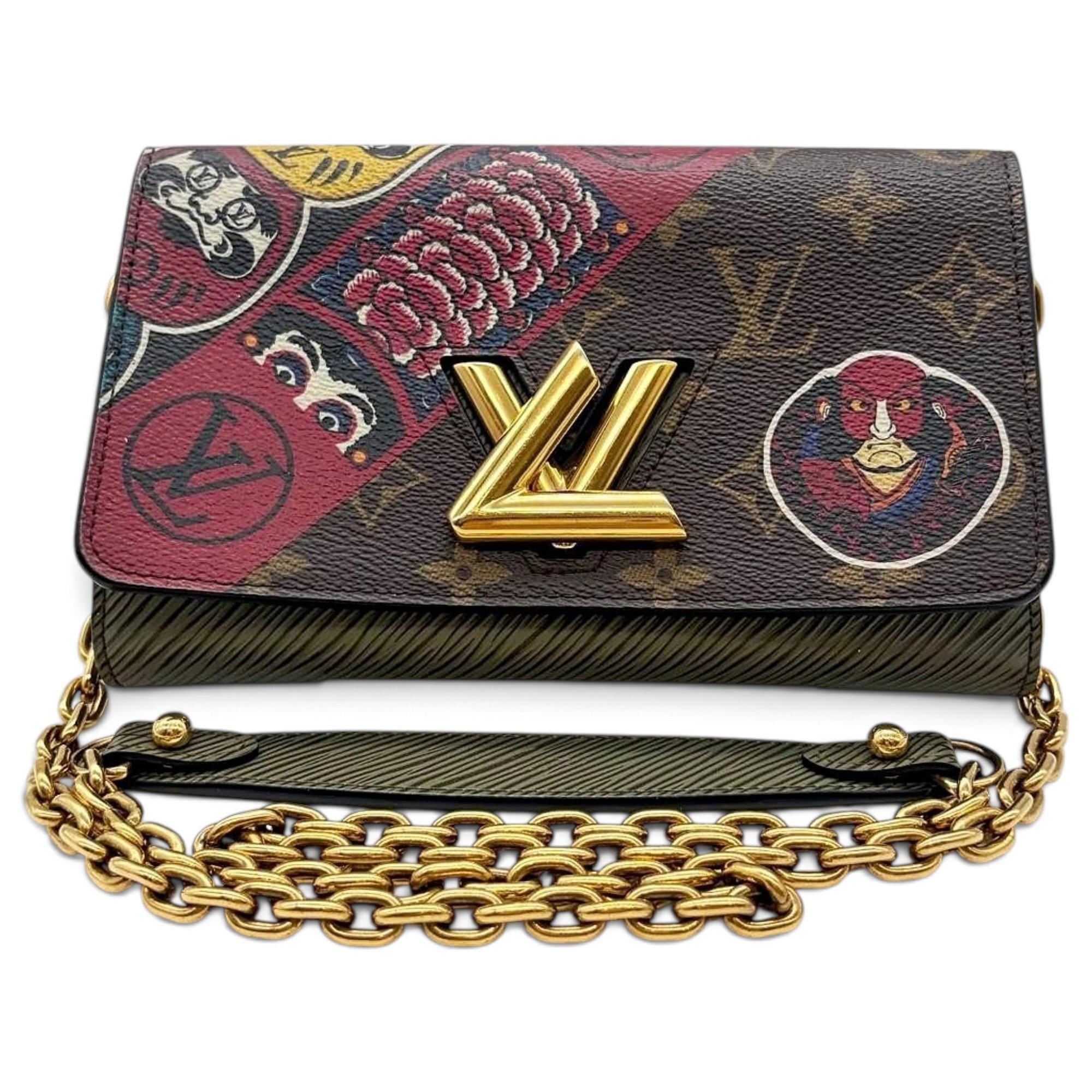 Twist leather handbag