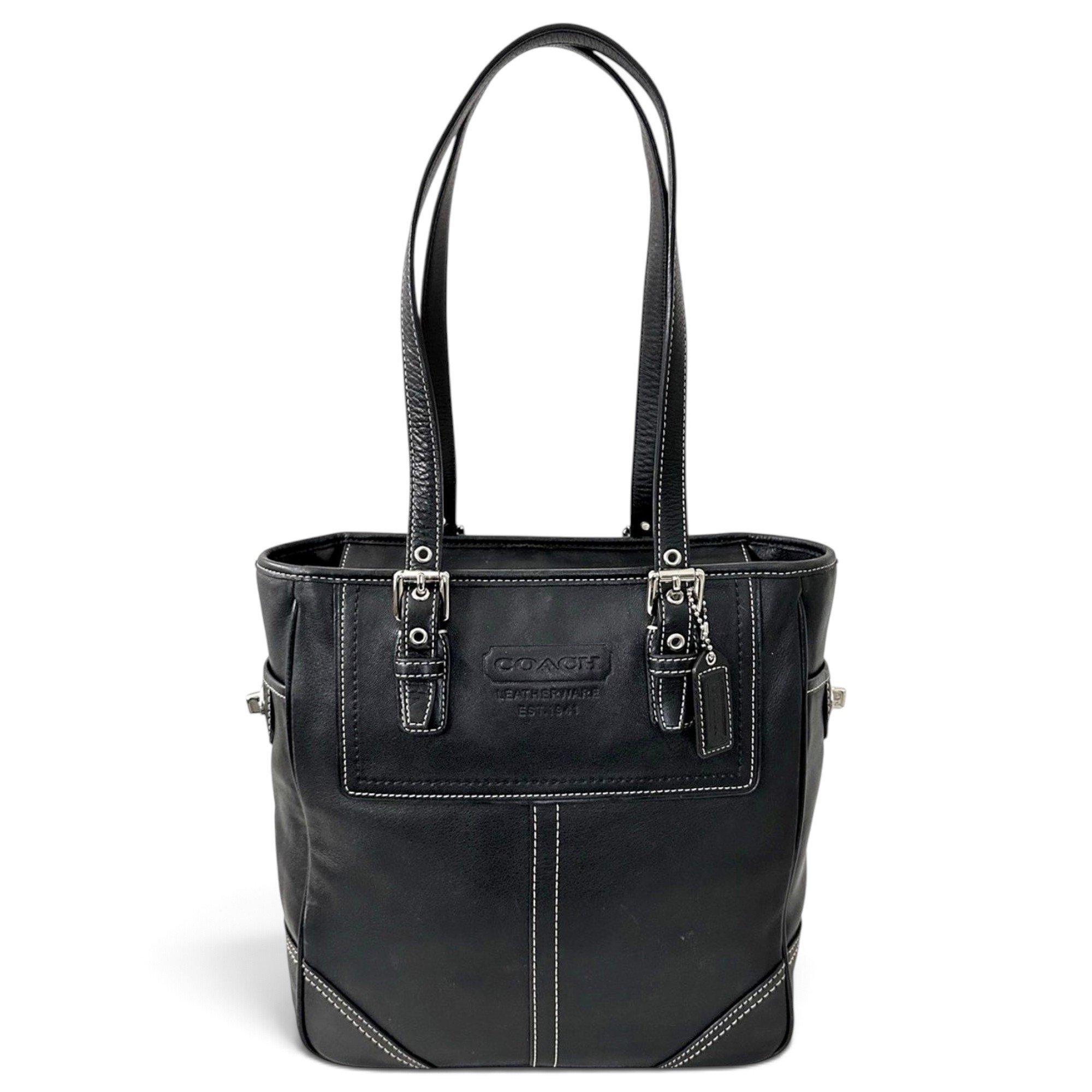 Leather tote