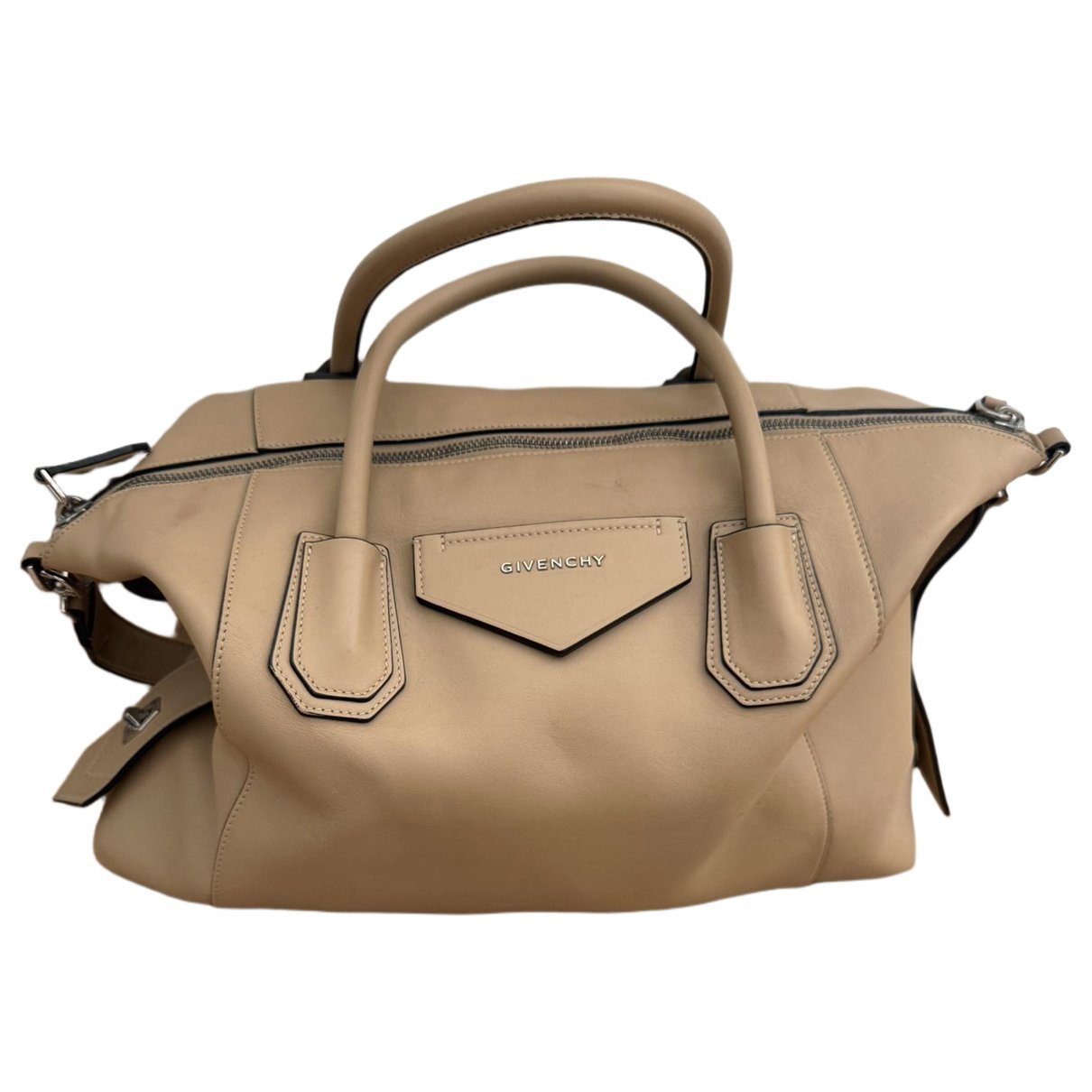 Leather travel bag