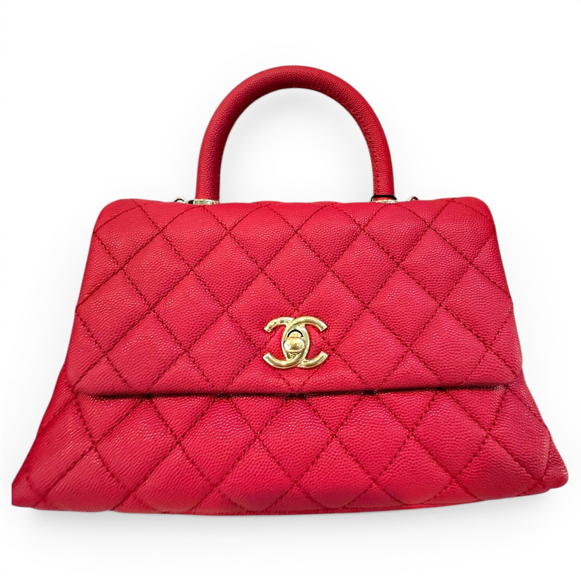 Coco Handle leather handbag